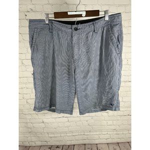 O’Neill Blue White Striped Hybrid Shorts Swimwear Sports Wear Men’s 38 (38 x 10)